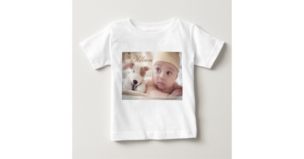 custom photo baby t-shirt | Zazzle