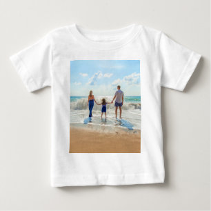 Custom Photo Baby T-Shirt Your Favorie Photos Gift