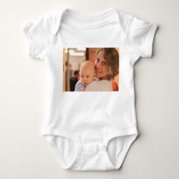 Custom Photo Baby Wear Baby Bodysuit by NUgraphicdesigns at Zazzle