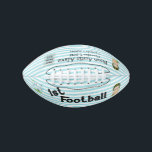 Custom Photo Baby's 1st Football<br><div class="desc">Custom Photo Baby's 1st Football Makes a wonderful new baby gift.  Great fo showers held after birth or a new baby welcome gift -  add Name,  weight,  birthdate,  and photo of newborn.</div>