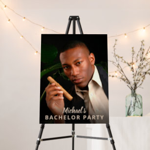 Custom Photo Bachelor Party Celebration Foam Board