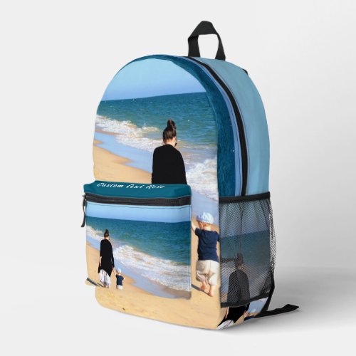 Custom Photo Backpack with Your Photos and Text