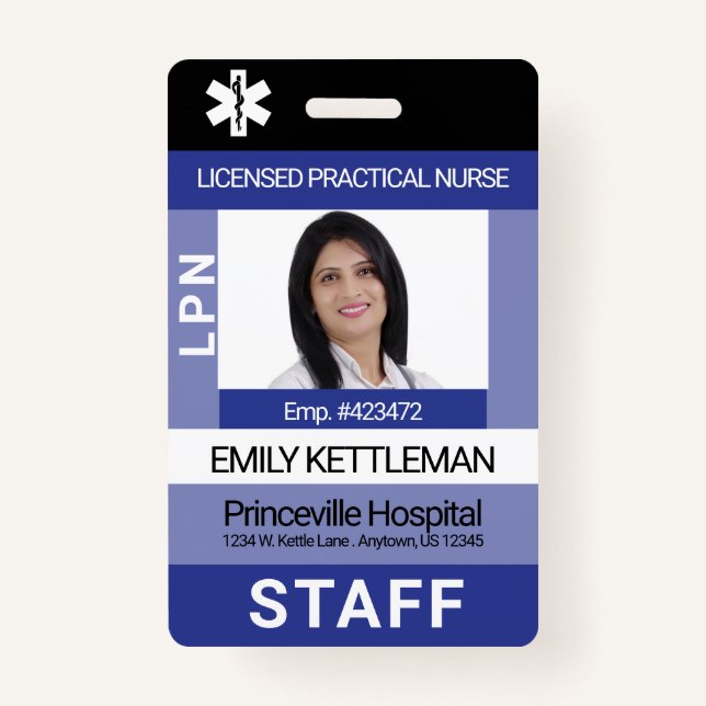 Custom Photo Badge - Editable (Front)