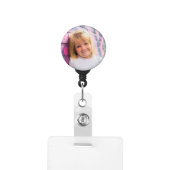 Custom Photo Badge Reel Make Your Own Badge Holder (Badge Clip Front)