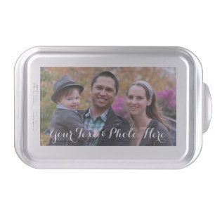 Custom Photo Baking Pan & Lid
