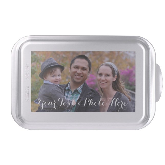Custom Photo Baking Pan & Lid (Front)