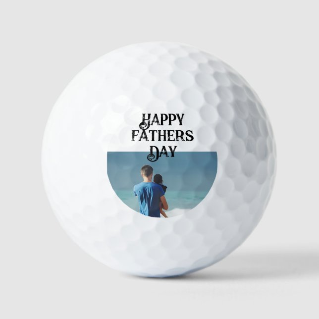 Custom Photo Ball Happy Fathers Day (Front)