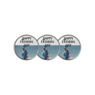 Custom Photo Ball Happy Fathers Day Golf Ball Marker