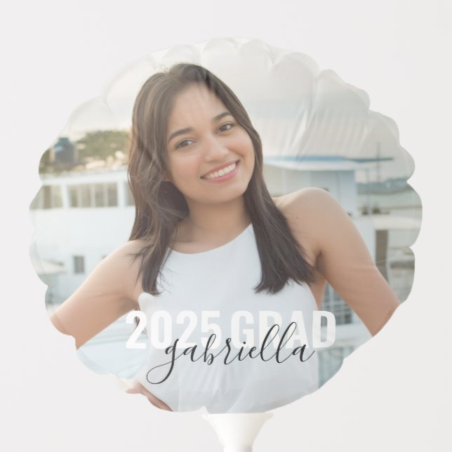 Custom Photo Balloon Graduation 2025 (Front)