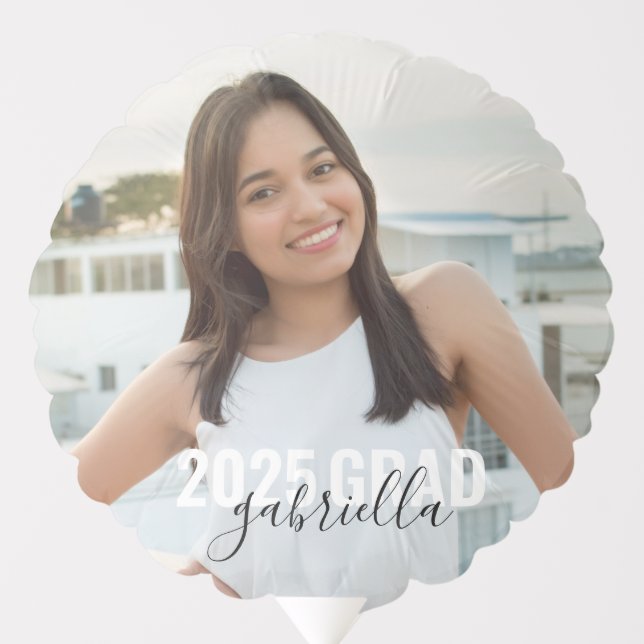 Custom Photo Balloon Graduation 2025 (Front)