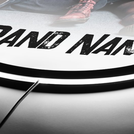 Custom Photo Band Entertainer Name  LED Sign (Edge)