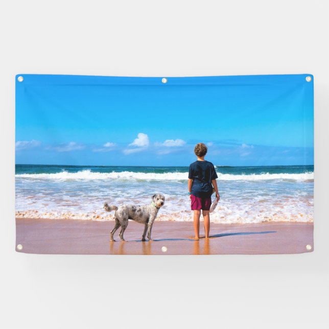Custom Photo Banner Personalized Your Photos (Horizontal)