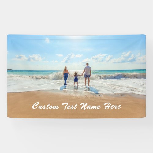 Custom Photo Banner with Your Photos and Text