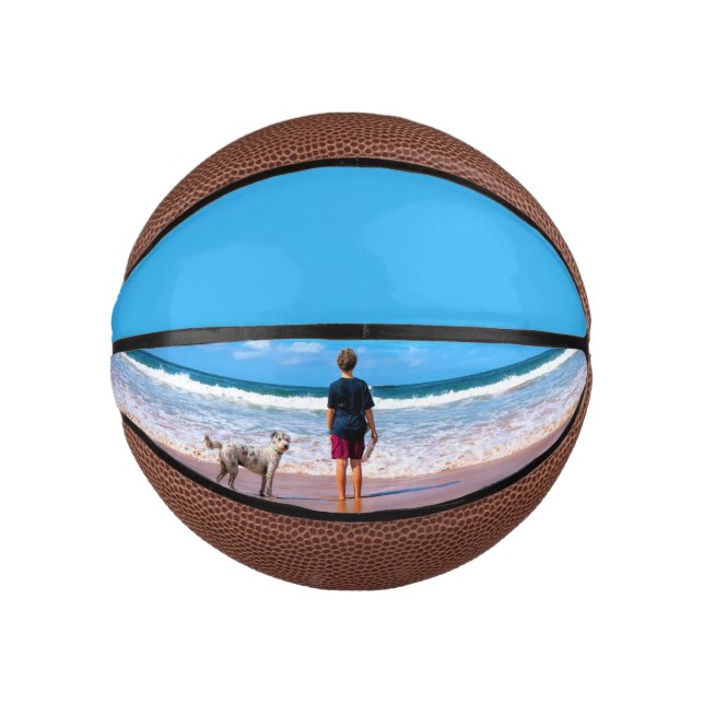 Custom Photo Basketball Gift with Your Pet Photos  (Front)