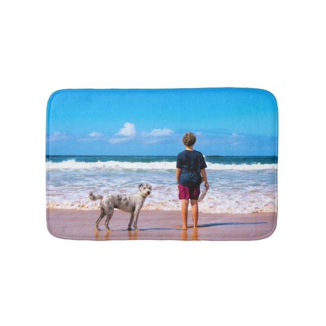 Custom Photo Bath Mat Design Your Own Pet Gift (Front)