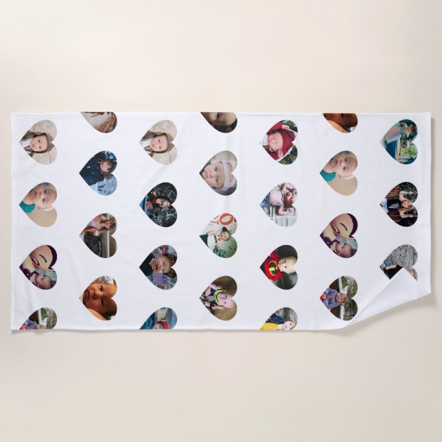 Custom Photo Beach Towel (Front)