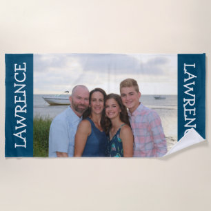 Custom photo beach towel - personalized gift