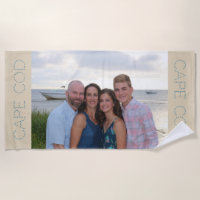Custom photo beach towel - personalized gift