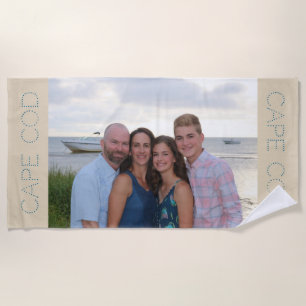 Custom photo beach towel - personalized gift