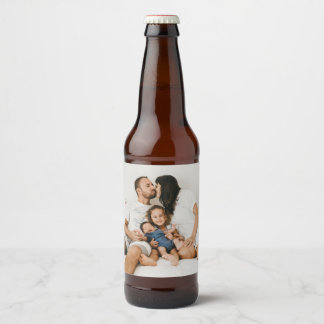 Custom Photo Beer Bottle Label