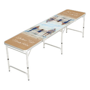 Custom Photo Beer Pong Table Personalized Text