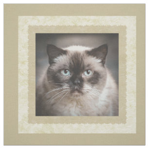 Custom Photo Beige Quilt Square Fabric