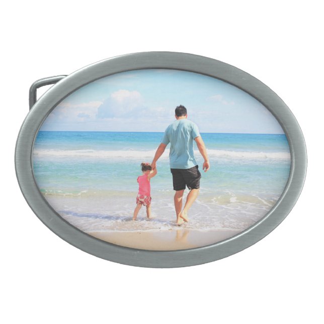 Custom Photo Belt Buckle with Your Photos (Front)