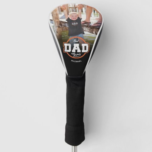 Custom Photo Best Dad by Par Golf Head Cover