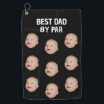 Custom Photo Best Dad By Par Personalized Baby Golf Towel<br><div class="desc">Custom Photo Best Dad By Par Personalized Baby Golf Towel</div>