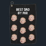 Custom Photo Best Dad By Par Personalized Baby Golf Towel<br><div class="desc">Custom Photo Best Dad By Par Personalized Baby Golf Towel</div>