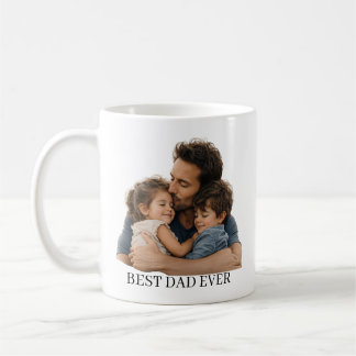 Custom Photo Best Dad Ever Mug | Personalized Mug