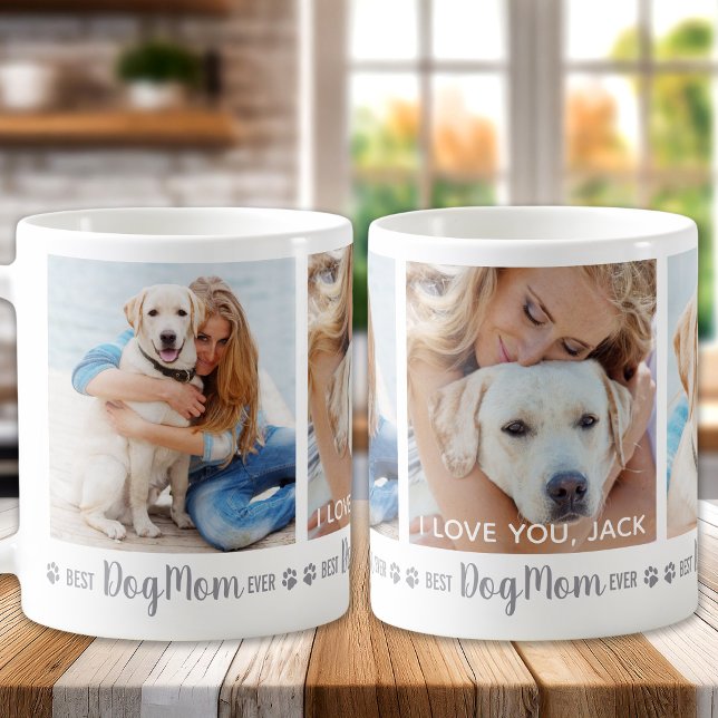 Custom Photo Best Dog Mom Ever Coffee Mug (Creator Uploaded)