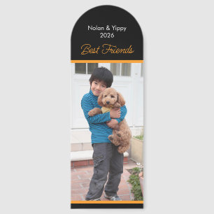 Custom Photo Best Friends Child and Pet Bookmark