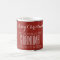 Custom Photo Best Grandma Christmas Mug Red
