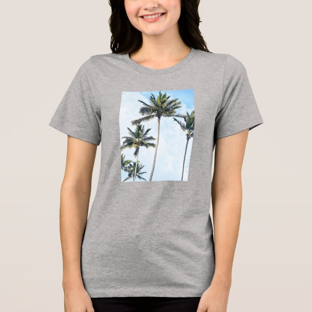 Custom Photo Best Mom Ever  (Add Your Own Photo) Tri-Blend Shirt (Front)