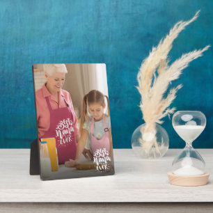 Custom Photo Best Nana Ever Grandma Gift Plaque