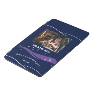 Custom Photo Bible Verse Christian Starry Night iPad Mini Cover