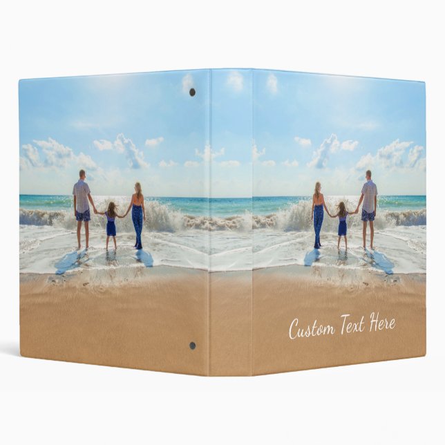 Custom Photo Binder Gift Your Photos and Text (Background)