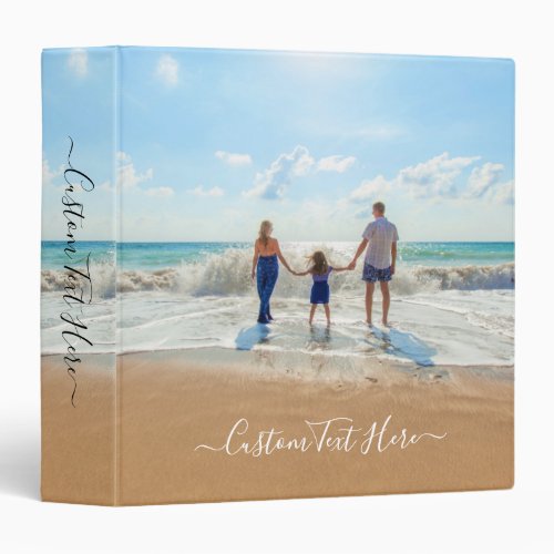 Custom Photo Binder with Your Photos and Text