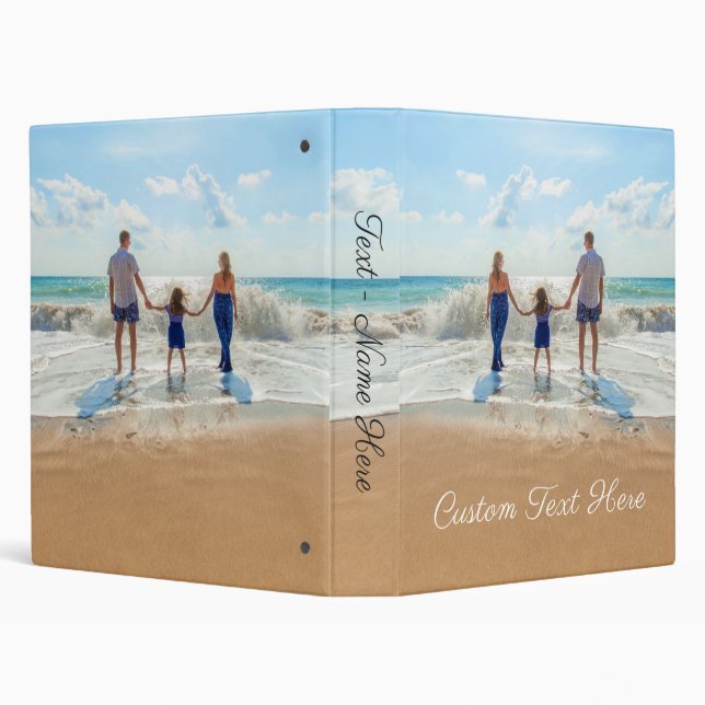 Custom Photo Binder Your Favorite Photos and Text (Background)