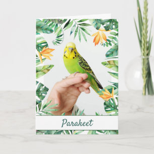 Custom Photo & Bird Name Congratulations New Bird Card