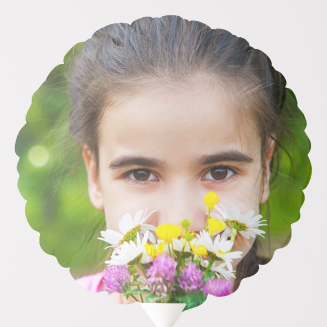 Custom Photo Birthday Balloon - Medium (Front)