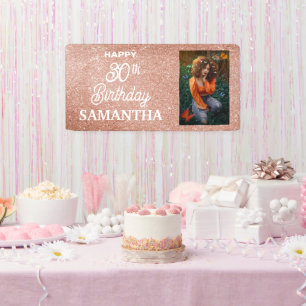 Custom Photo Birthday Banner