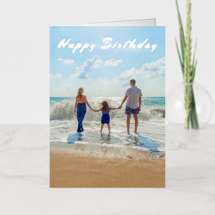 Custom Photo Birthday Card Create Your Own