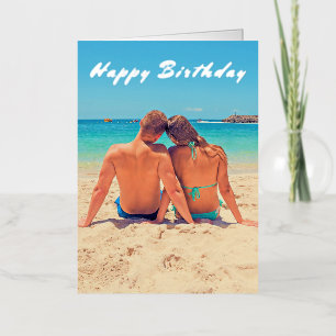 Custom Photo Birthday Card with Your Photos