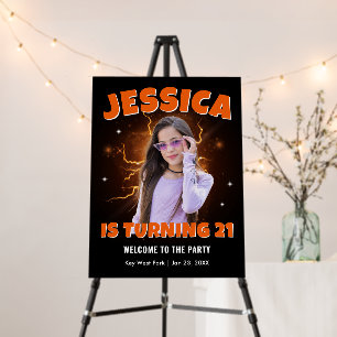 Custom Photo Birthday Party Bootleg Hip Hop Foam Board