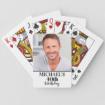 Custom Photo Birthday Party Favors Playing Cards at Zazzle