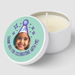 Custom Photo Birthday Party Hat Mini Candle Favors