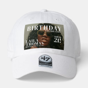 Custom Photo Birthday Party Magazine Cover Decor 47 Brand Hat