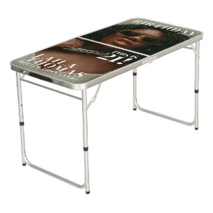 Custom Photo Birthday Party Magazine Cover Decor Beer Pong Table